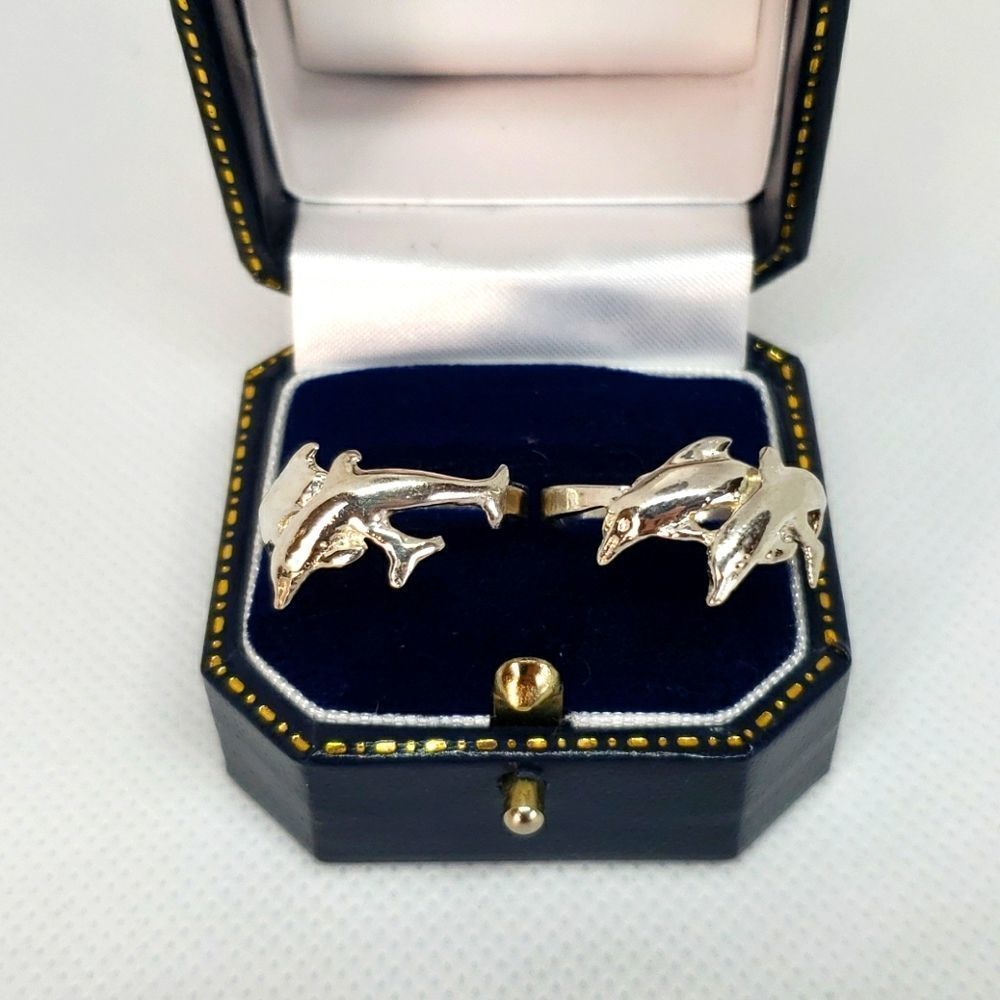 Silver Dolphin Rings - Picture 2 of 3